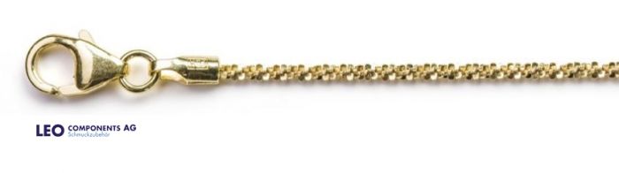 chaînes criss-cross Ø 1,4 mm / 8 ct l'or
