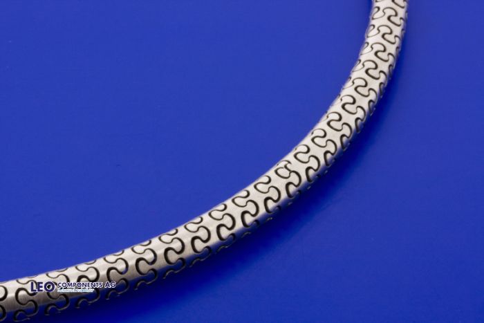 la-ola chain with bajonet clasp / stainless steel (ø 5 mm) 1