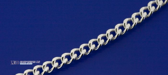curb chain with lobster clasp (ø 2.05 mm) / 925 silver