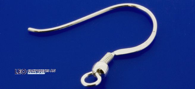earwire with bead / 925 silver