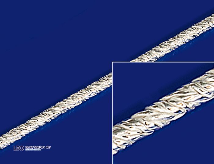 chaîne cordon avec fermoir à mousqueton (ø2.2mm) / argent 925