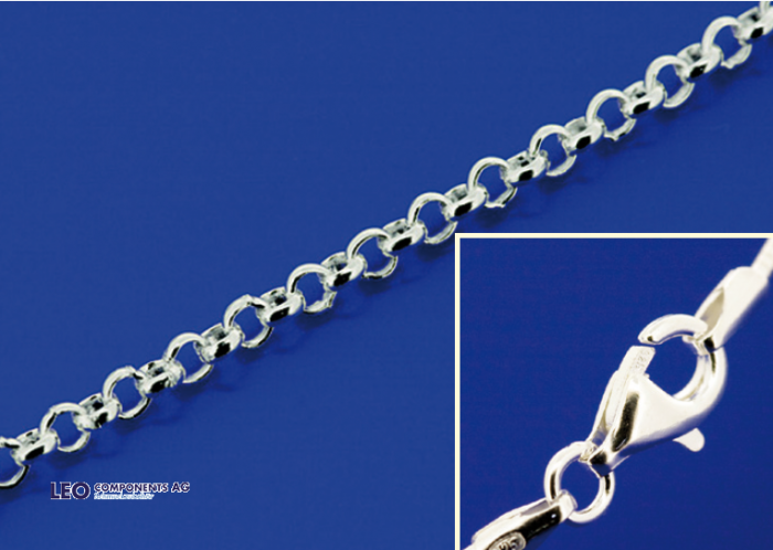 belcher chain with lobster clasp (ø 1.8 mm) / 925 silver