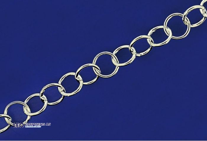 link chain with lobster clasp (ø 7.00mm) / 925 silver