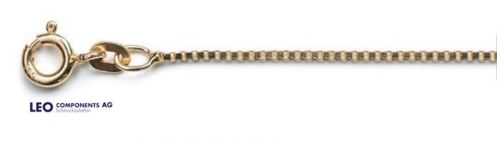 chaînes de venise (rond) Ø 0,9 mm / 14ct l'or