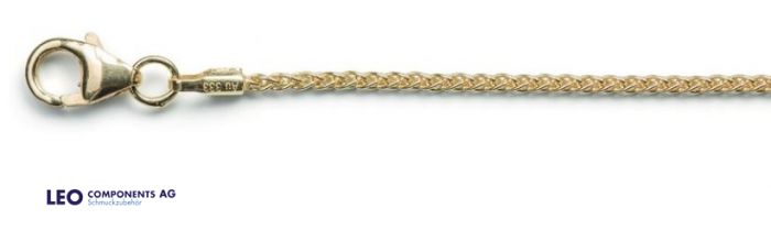chaînes tresser Ø 1,2 mm / 14ct l'or 