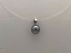 14ct yellow gold pendant with tahitian pearl