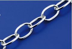 extention chains (ø 5.6 x 3.2 mm) / 925 silver