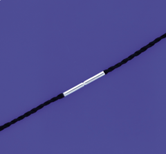 cotton cord with bajonet clasp