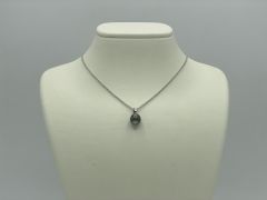 42 cm Goldkette (585WG) mit Tahitiperle