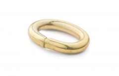 anneau de fixation ovale (ouvert) / l'or