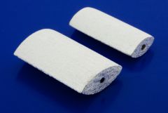 pads, brushed / 925 silver