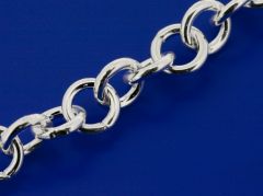 anchor chain with lobster clasp (ø 8 mm) / 925 silver