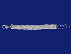 bracelet incl. 3cm extension chain / 925 silver