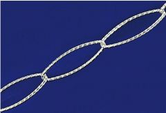 fantasy chain with lobster clasp (ø 4.00 x 10.30mm)  / 925 silver