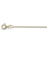 chaînes d’ancrage (diamantées) Ø 1,0 mm / 14ct  l'or
