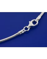 snake chain with lobster clasp (ø 1.6 mm) / 925 silver