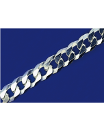 curb chain with lobster clasp ( ø7.00 mm) / 925 silver
